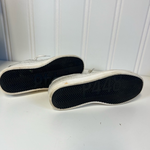 P448 Silver and white size 36  Sneakers Made in italy - Picture 8 of 8